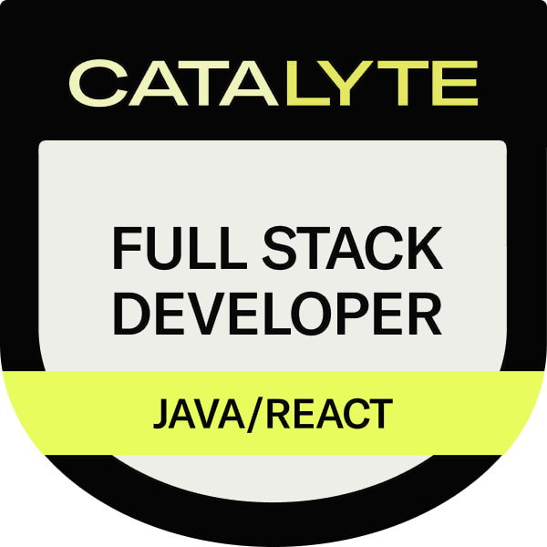 Catalyte: Full Stack Developer (Java/React)
